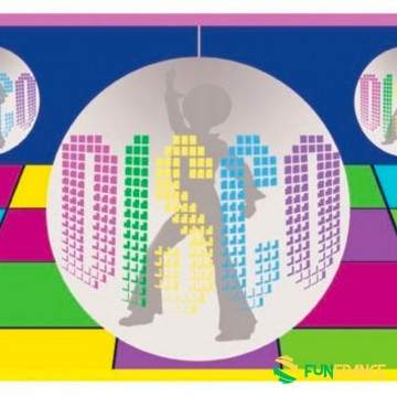 FUNFRANCE - Articles de fête et produits Hi-Tech : Drapeau disco 150 * 90cm - 4.725€ - Affichez votre thème de soirée avec ce dr
