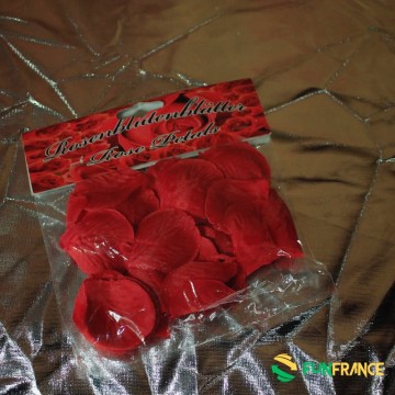 FUNFRANCE - Articles de fête et produits Hi-Tech : Pétales de fleur sachet de 100 pièces ROUGE - 1€ - Pétales de fleur sachet de
