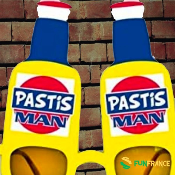 FUNFRANCE - Articles de fête et produits Hi-Tech : Lunettes de fête de Pastis MAN - 4.833333€ - Lunettes de fête de Pastis MAN