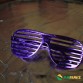 FUNFRANCE - Articles de fête et produits Hi-Tech : Lunettes de fête plastique brillantes barreaux - 1.5€ - Lunettes de fête plas