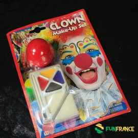 Kit clown Nez + maquillage + éponge