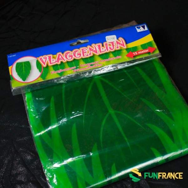 FUNFRANCE - Articles de fête et produits Hi-Tech : Guirlande feuille 15M - feuille de 35cm - 2.7€ - Guirlande feuille 15M - Feui