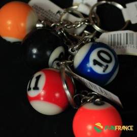 Boule de billard porte clef 2cm