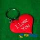 FUNFRANCE - Articles de fête et produits Hi-Tech : Porte clef "I love you" - 0.541667€ - Porte-clés cœur "I love you" rouge idéa