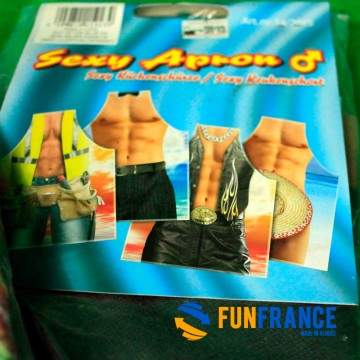 FUNFRANCE - Articles de fête et produits Hi-Tech : Tablier de cuisine ouvrier SEXY - 6.583333€ - Faites plaisir à votre copine o