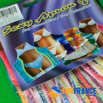 FUNFRANCE - Articles de fête et produits Hi-Tech : Tablier de cuisine SEXY GIRL (3 modèles) - 5.483333€ - Tablier de cuisine SEX