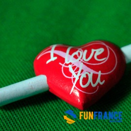 Coeur I LOVE YOU pour message d'amour