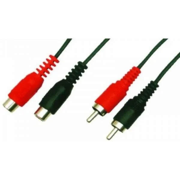 FUNFRANCE - Articles de fête et produits Hi-Tech : Hama câble de liaison RCA 2 MÂLES 2 FEMELLES 1,5M - 2.34€ - Câble RCA 2x Mâle