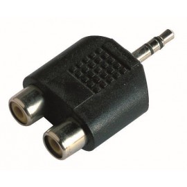 Adaptateur audio jack 3,2mm vers 2x RCA femelle