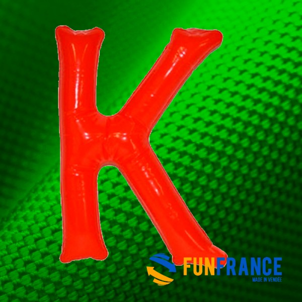 FUNFRANCE - Articles de fête et produits Hi-Tech : Lettres gonflables 35cm couleur - 0.791667€ - Lettre gonflable 35cm. Plusieur