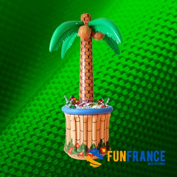 FUNFRANCE - Articles de fête et produits Hi-Tech : Palmier gonflable avec bac à glaçons 180cm - 20.5€ - Palmier de 180cm environ