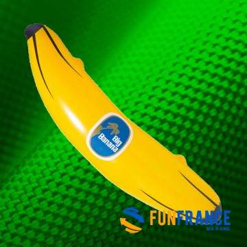 FUNFRANCE - Articles de fête et produits Hi-Tech : Banane gonflable géante 1M - 3.75€ - Banane géante gonflable de 1M à gonfler 