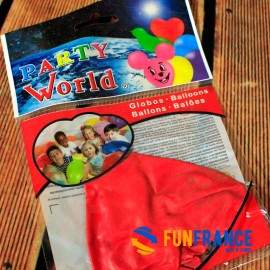 Ballon gonflable coeur rouge 40cm