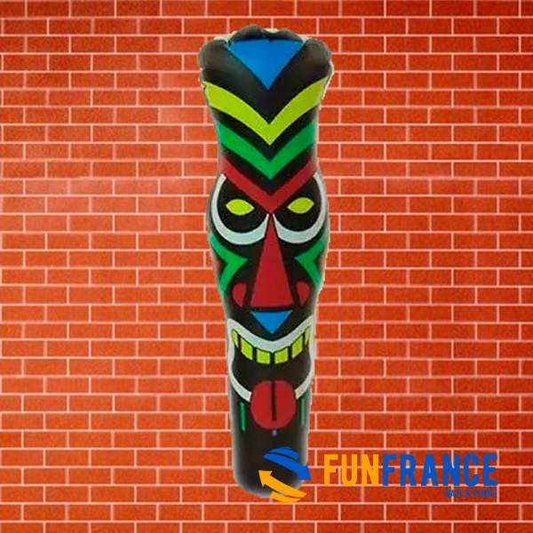 FUNFRANCE - Articles de fête et produits Hi-Tech : Totem 90cm gonflable - 1.6€ - Totem gonflable de 90cm environ. Une touche ind