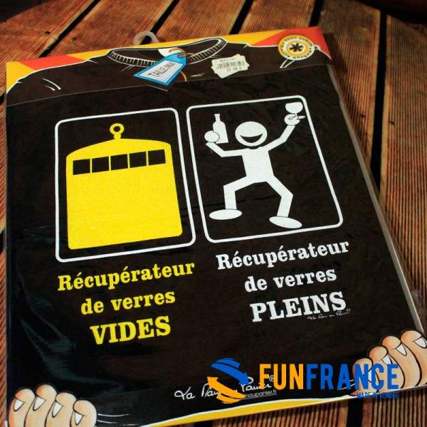 FUNFRANCE - Articles de fête et produits Hi-Tech : T-shirt humour "Récupérateur" - 11.583333€ - Le t-shirt des récupérateur de v