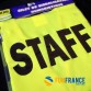 FUNFRANCE - Articles de fête et produits Hi-Tech : T-shirt humour fluo STAFF - 5.416667€ - T-Shirt STAFF. Indiquez à vos invité 