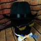 FUNFRANCE - Articles de fête et produits Hi-Tech : Chapeau Borsalino noir avec bandeau noir - 3.291667€ - Chapeau Borsalino noir