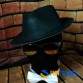 FUNFRANCE - Articles de fête et produits Hi-Tech : Chapeau Al Capone en plastique Noir - 1.541667€ - Chapeau Al Capone, matière 