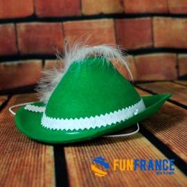 Chapeau Tyrolien déco 12cm