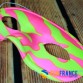 FUNFRANCE - Articles de fête et produits Hi-Tech : Masque loup PVC motifs divers - 0.316667€ - Masque loup PVC rigide violet bri
