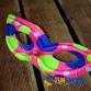 FUNFRANCE - Articles de fête et produits Hi-Tech : Masque loup PVC pointus motifs divers - 0.241667€ - Masque loup PVC rigide à 