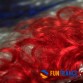 FUNFRANCE - Articles de fête et produits Hi-Tech : Perruque afro France (Bleu, Blanc, Rouge) - 3.5€ - Perruque aux couleurs de l