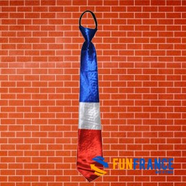 Cravate équipe de France (Bleu Blanc Rouge)