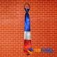 FUNFRANCE - Articles de fête et produits Hi-Tech : Cravate équipe de France (Bleu Blanc Rouge) - 2.25€ - Arborez les couleurs de