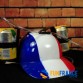 FUNFRANCE - Articles de fête et produits Hi-Tech : Casque boissons Bleu Blanc Rouge - 4.9€ - Casque en PVC porte canettes en alu