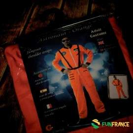 Déguisement costume astronaute orange
