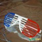 FUNFRANCE - Articles de fête et produits Hi-Tech : Lunettes supporter FRANCE grille - 2.049999€ - Ces lunettes humoristiques en 