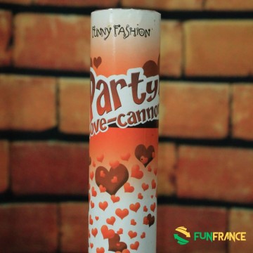 FUNFRANCE - Articles de fête et produits Hi-Tech : Bombe à confettis 25cm coeurs rouges - 2.208333€ - Bombe à confettis en forme