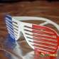 FUNFRANCE - Articles de fête et produits Hi-Tech : Lunettes supporter FRANCE grille - 2.049999€ - Ces lunettes humoristiques en 